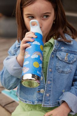 Детская термобутылка Klean Kanteen Insulated Kid Classic Flip Sport 12oz (355 мл) Launch Plan