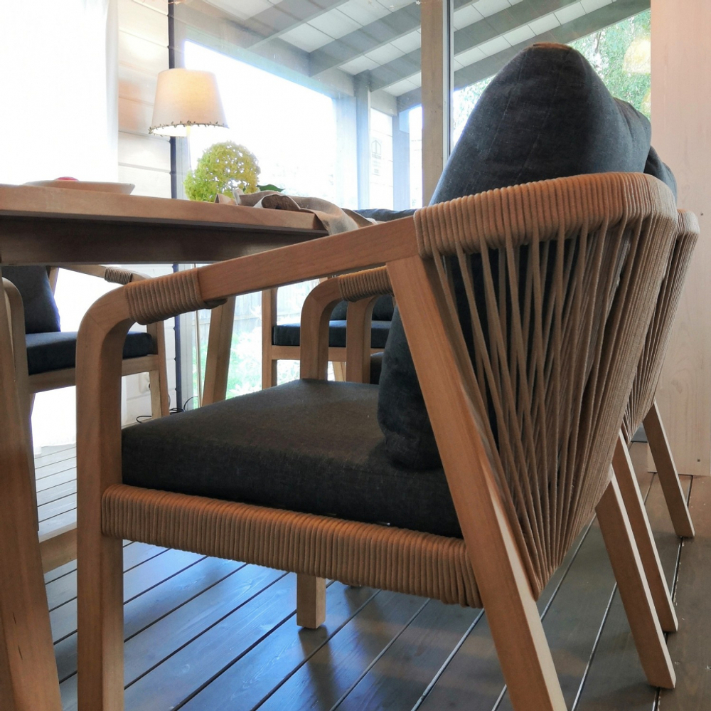 Обеденная группа Ideal Patio ЛЕОНОРЕН каркас тик, стол тик 180