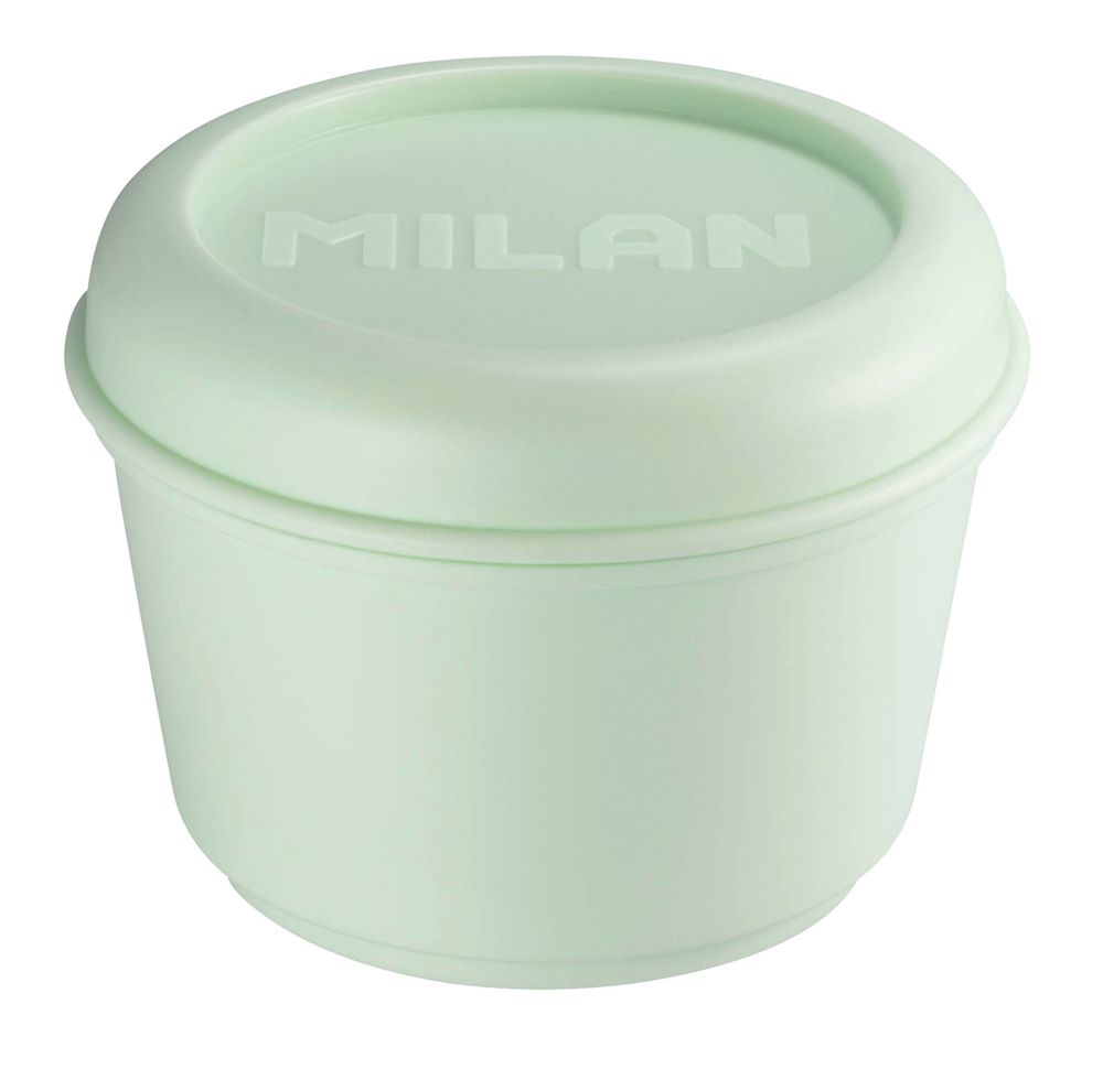 Ланч-бокс 10х10х7.5 см, зеленый, Milan 085112GR Ланч-бокс 10х10х7.5 см, зеленый, Milan 085112GR