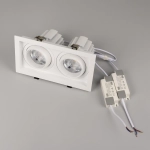 Светильник MS-VORTEX-BUILT-S250x140-2x30W Day4000 (WH-WH, 17 deg, 230V) (Arlight, IP20 Металл, 5 лет)