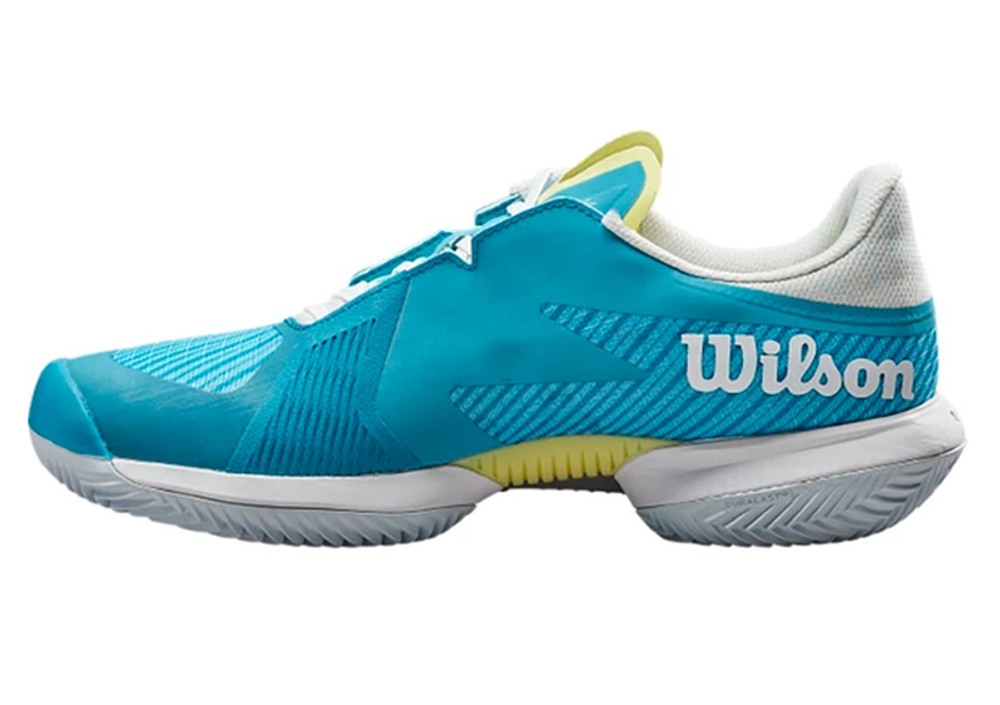 Женские теннисные кроссовки Wilson Kaos Swift 1.5 Clay W - algiers blue/white/snny limy