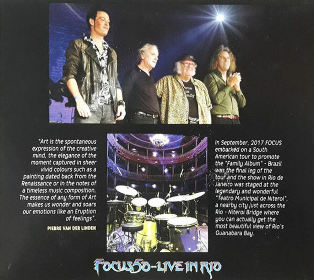 Focus / Focus 50: Live In Rio - Completely Focussed (3CD+Blu-ray)