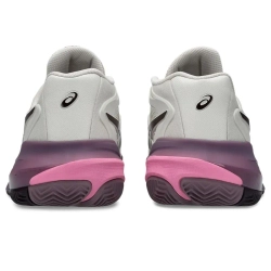 Женские теннисные кроссовки Asics Gel-Resolution X Clay - soft oat/dark aubergine