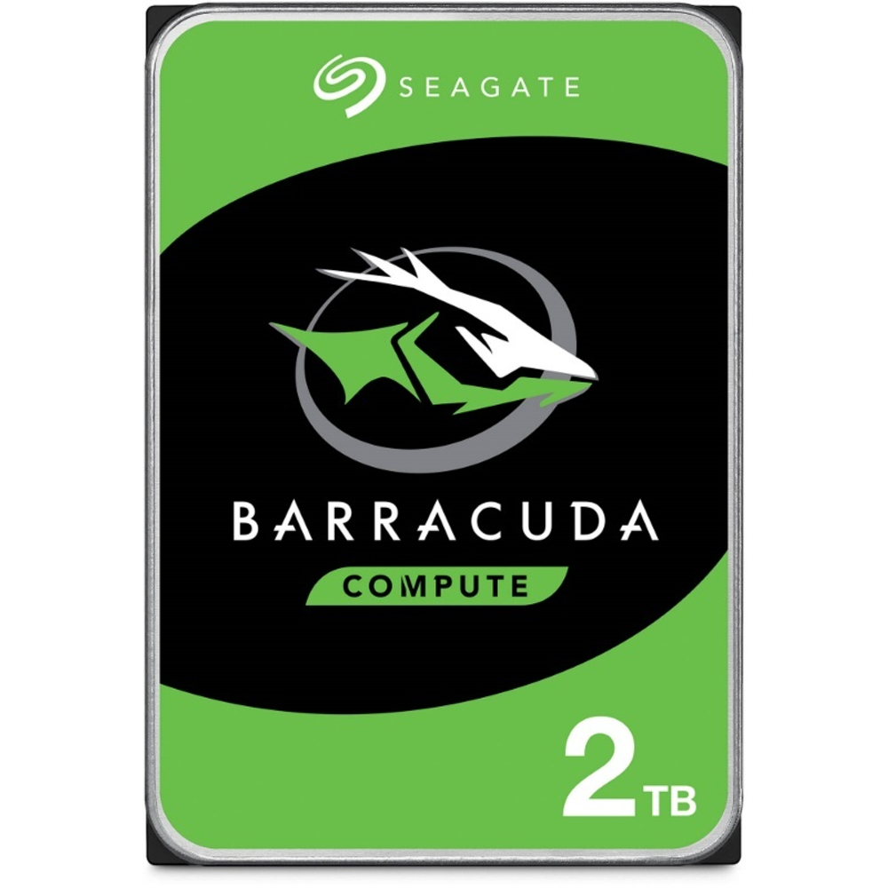 Жесткий диск Seagate Barracuda HDD 3.5" SATA 2Tb, 7200 rpm, 256Mb buffer, 512e/4kn, SMR