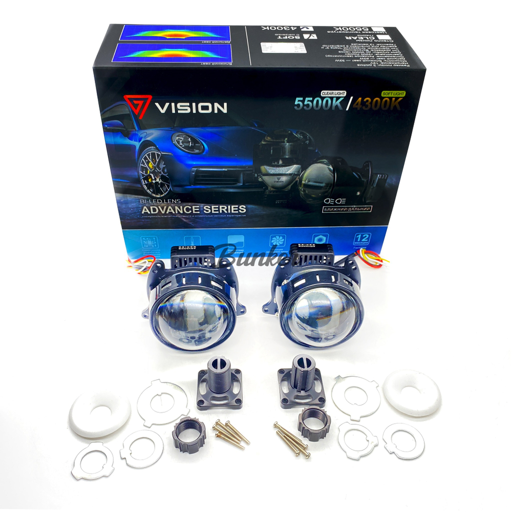 Светодиодные линзы Vision Bi-Led Advance New Soft 4300K