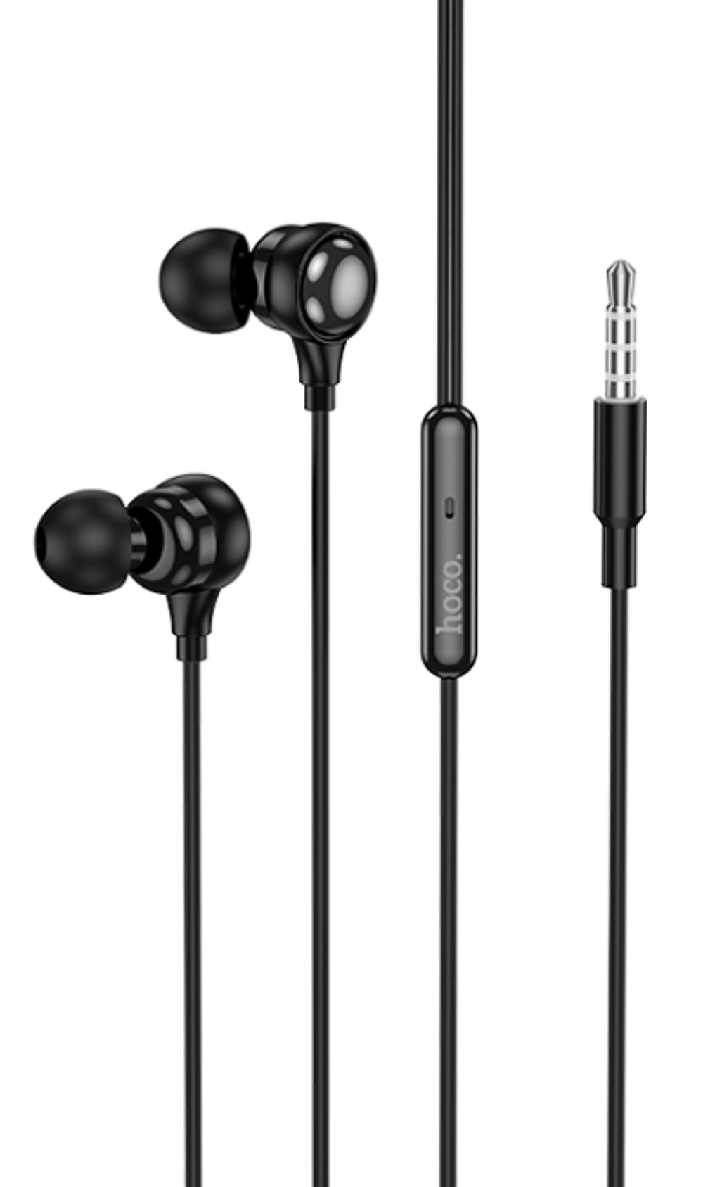 Стереонаушники Hoco M116 с микрофоном черные
