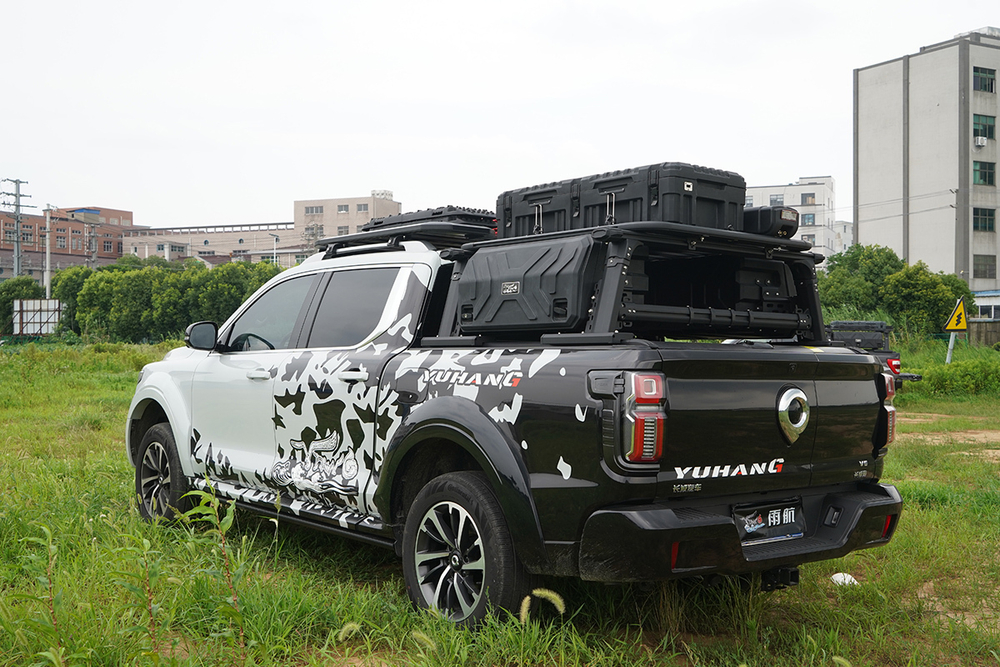 Силовой каркас-кунг Baja Racing (тип Т) с 2-мя малыми боковыми ящиками Mitsubishi L200, Isuzu D-MAX, Nissan Navara