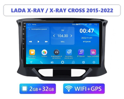 9" Lada X-RAY / XRAY Cross / 2015-2022 (Android / Wi-Fi / GPS / Bluetooth)