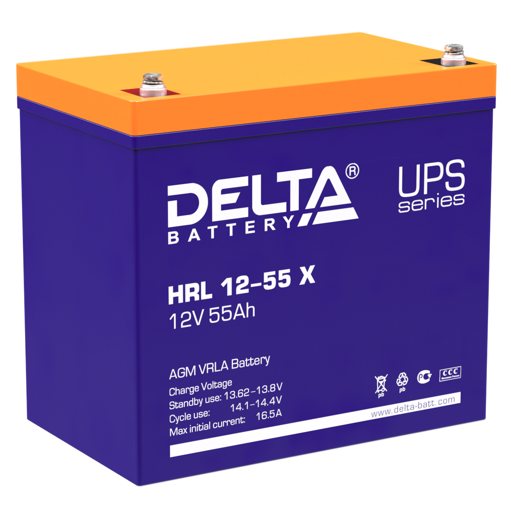 Аккумуляторные батареи DELTA HRL 12-55 X