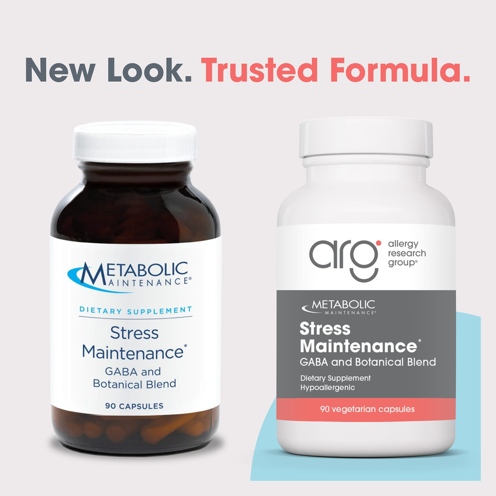 Metabolic Maintenance, добавка для борьбы со стрессом, 90 вегетарианских капсул