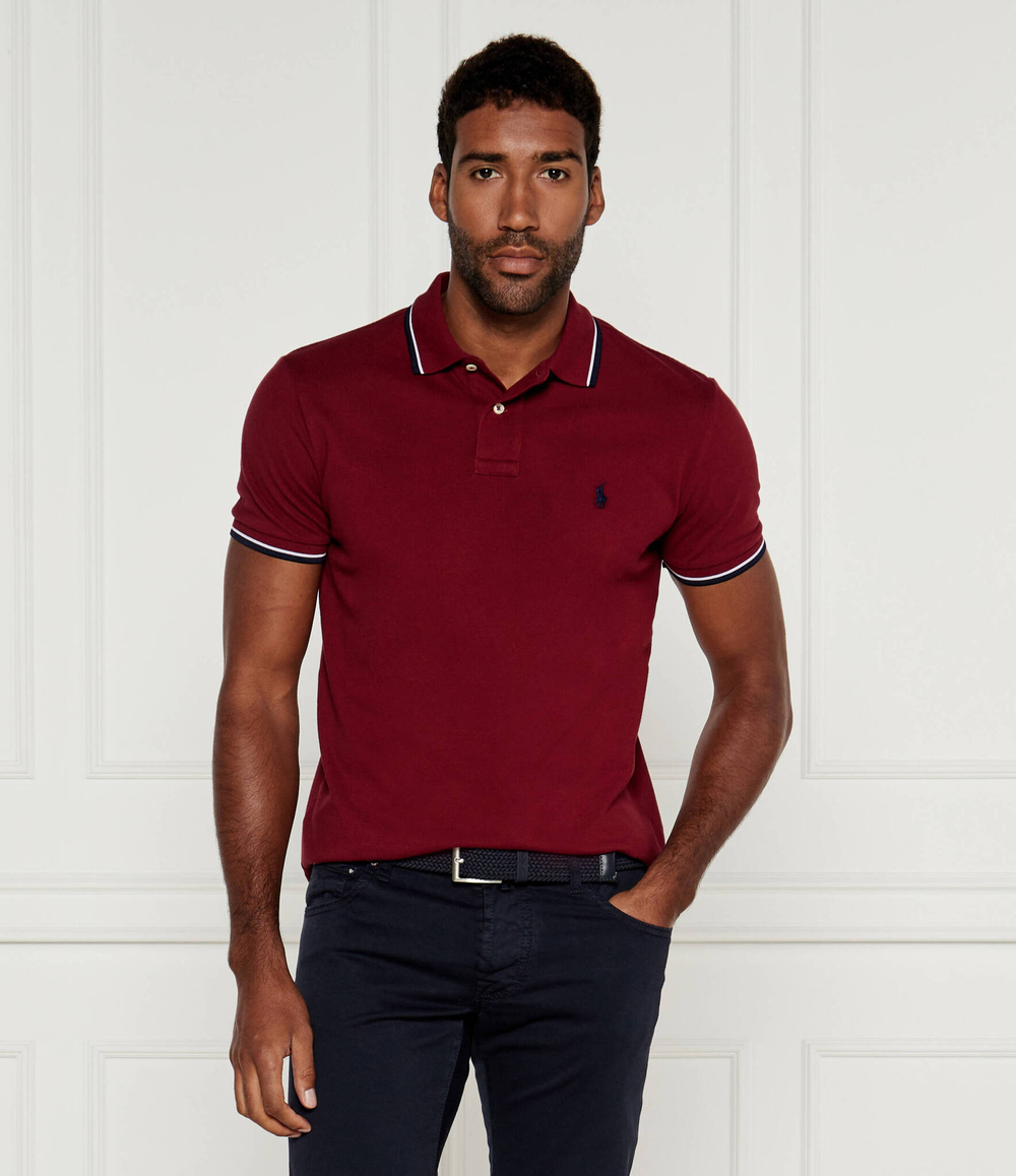 Поло POLO RALPH LAUREN - бордовый(710842621)