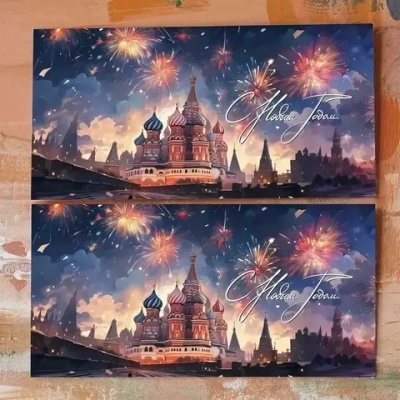 Конверт «С Новым Годом (Москва)» Cn206
