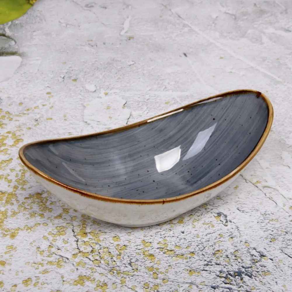 Салатник керамический «Corsica blue» 19,6*10,6*6,8см