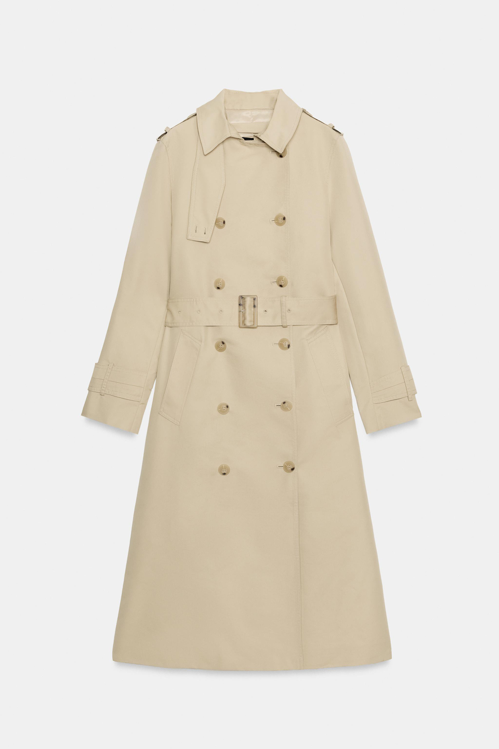 ТРЕНЧ WATER-REPELLENT С ПОЯСОМ — ZW COLLECTION — ZARA