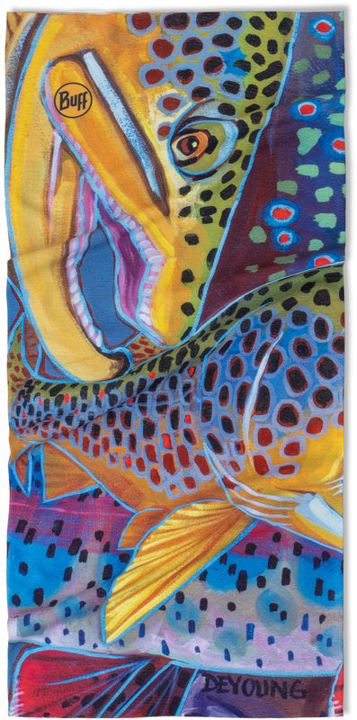 Бандана-труба Buff CoolNet UV Trout Confetti Фото 4