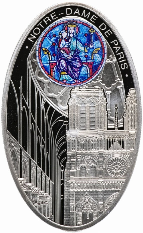 1 доллар. Нотр-Дам-де-Пари (Собор Парижской Богоматери). Ниуэ. 2010 год