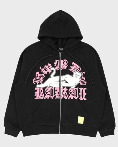 Худи RIPNDIP X LAKAI Zipper Black