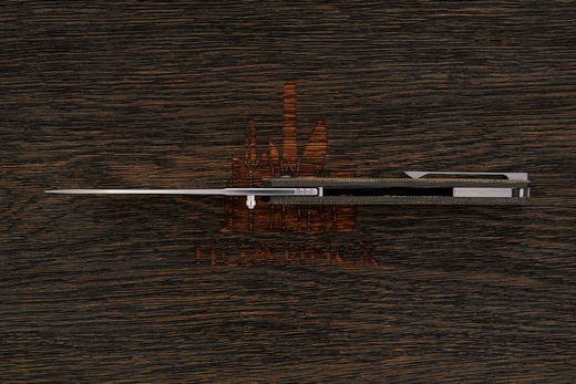 Нож складной Artisan 1849P-ODG Sirius, клинок 89мм, сталь CPM S35VN9, рукоять микарта олива