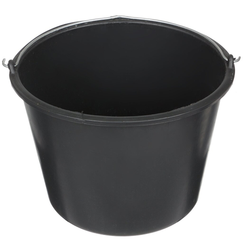 Ведро строительное 20л DECOR черное