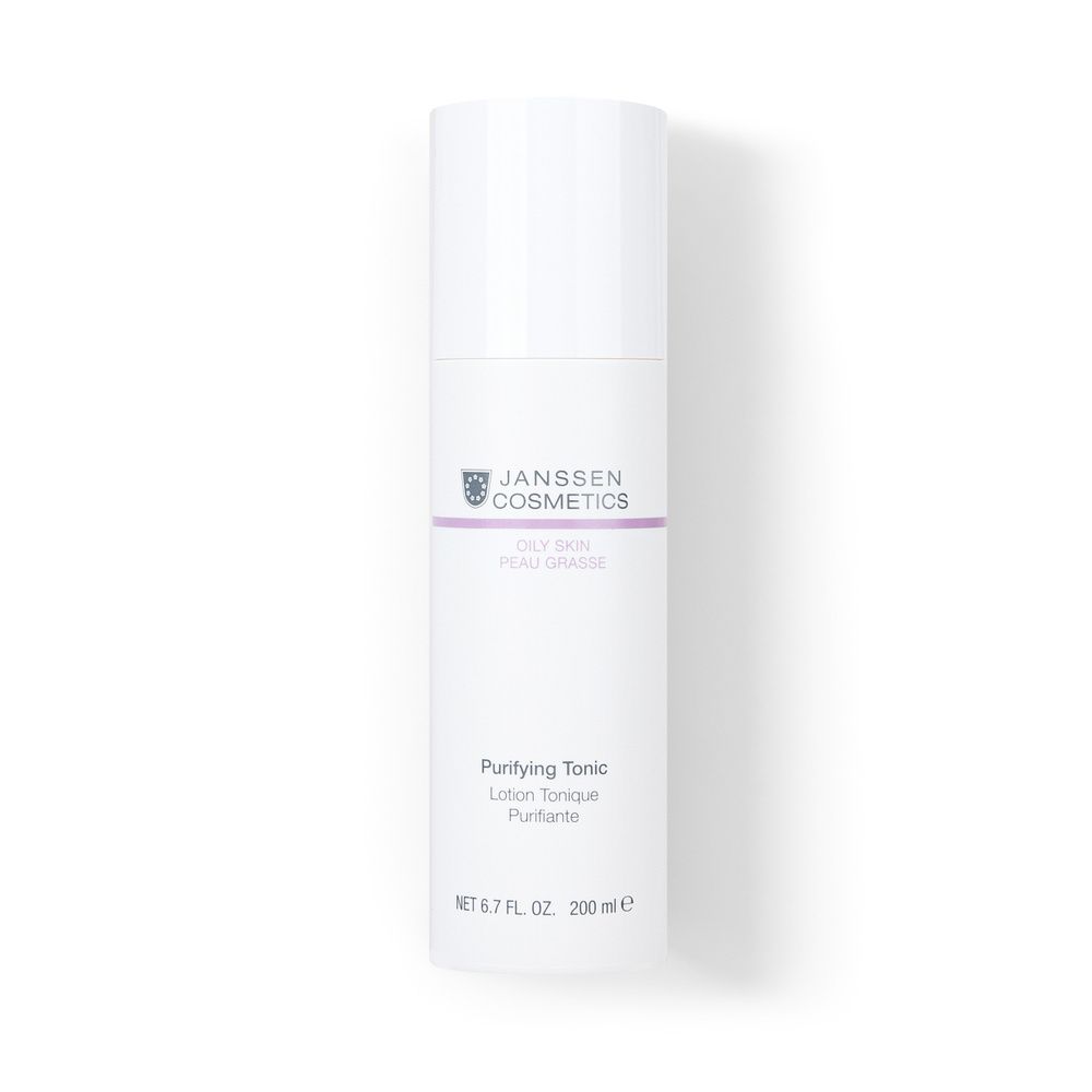 Очищающий и сужающий поры тоник для жирной кожи и кожи с акне Purifying Tonic Lotion, Janssen Cosmetics, 200 мл