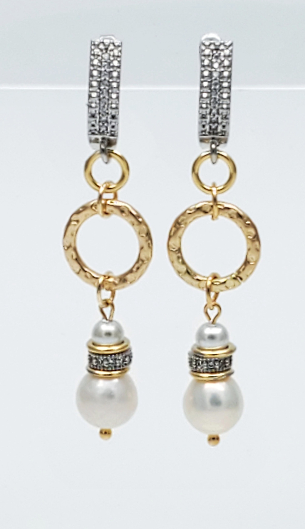 91001107 Серьги SELENA PEARLS