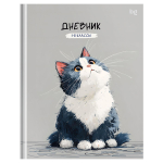 Дневник (1-11кл.) А5 40л. тв.обложка "Котик" матов.ламинация (BG)