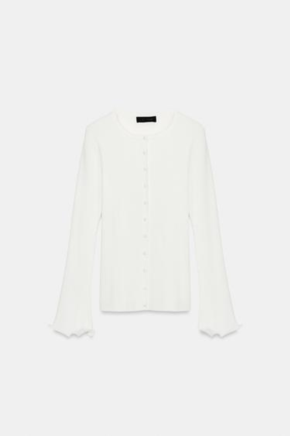 Волнистая трикотажная куртка с полосками - ZARA