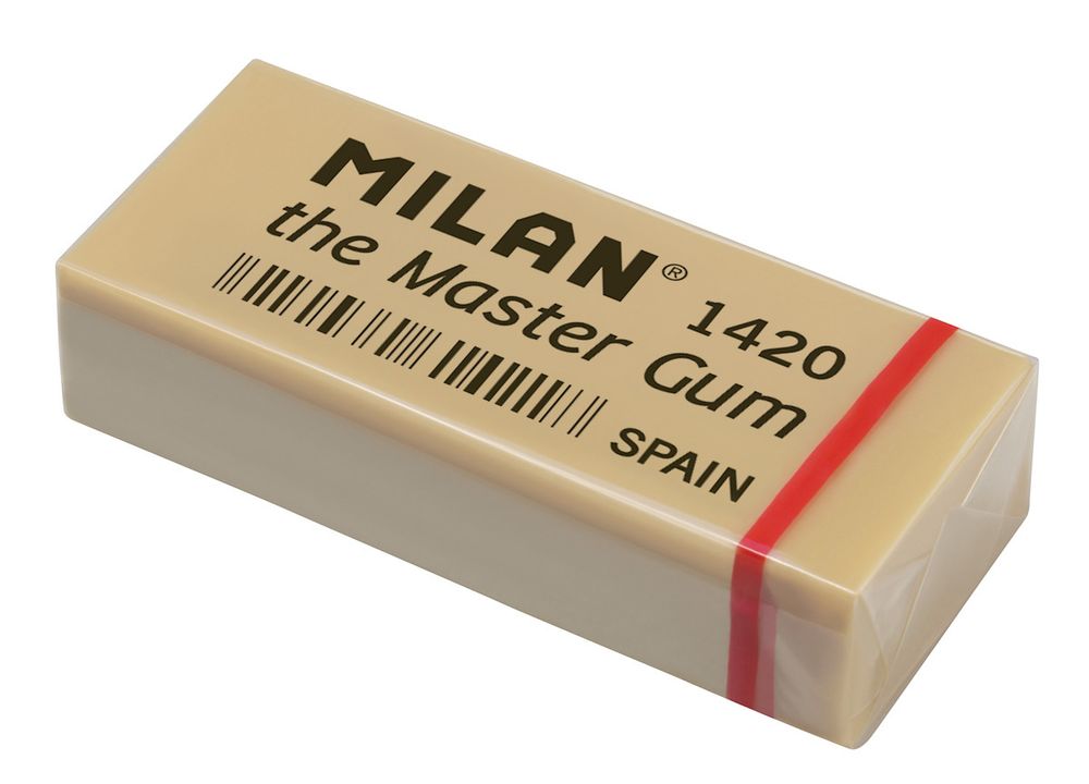 Ластик Master Gum 1420 5.5х2.3х1.3 см, 5 шт, CMM1420-05, Milan