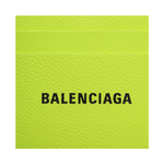 Balenciaga Cash Cow Leather Card Holder Card Holder Men"s Yellow