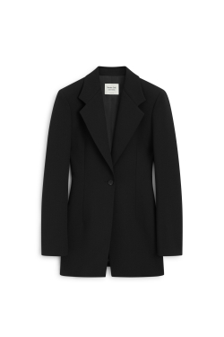 Massimo Dutti Блейзер с пуговицами - Limited Edition, черный