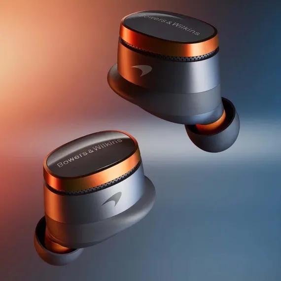 Bowers &amp; Wilkins Pi8 McLaren Edition Galvanic Grey/Papaya Orange
