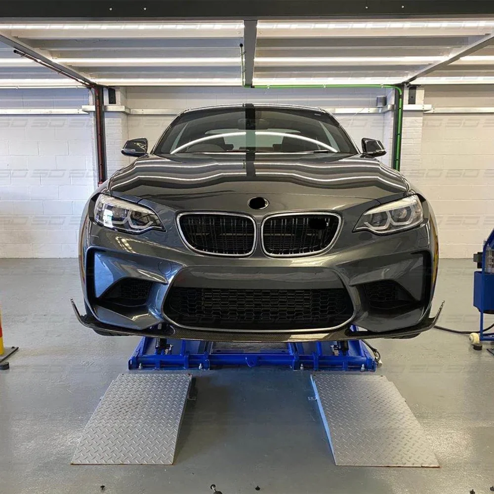 Карбоновая губа переднего бампера MP Style для BMW M2 F87 БМВ тюнинг