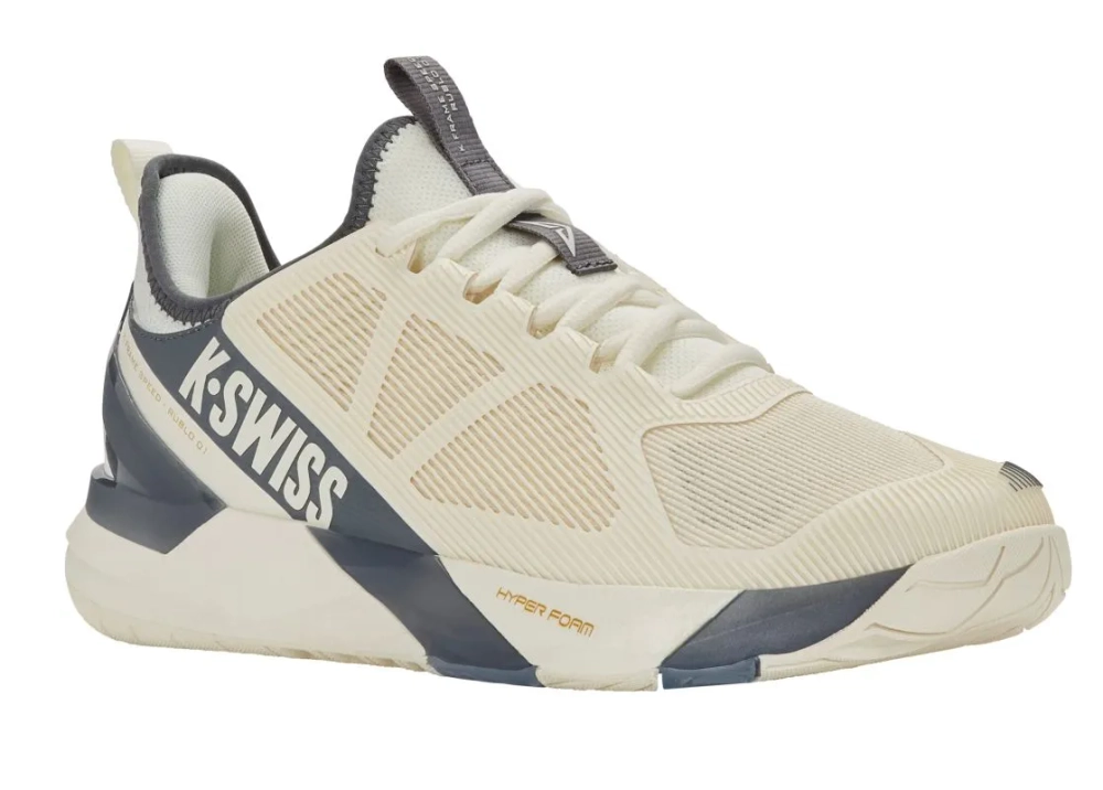Теннисные кроссовки K-Swiss K-Frame Speed Rublo Clay - egret/turbulence