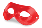 Красная кожаная маска со стразами Diamond Mask