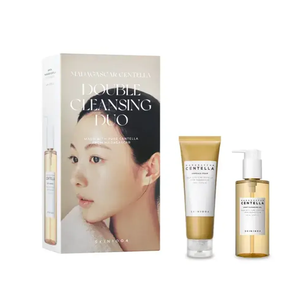 Двойной очищающий дуэт SKIN1004 MADAGASCAR CENTELLA DOUBLE CLEANSING DUO