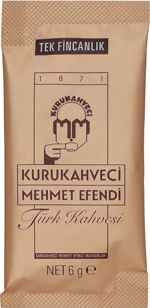 Кофе молотый Kurukahveci Mehmet Efendi 6 гр х 6 шт