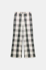 ШИРОКИЕ БРЮКИ В КЛЕТКУ — ZW COLLECTION — ZARA