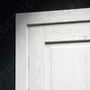 Межкомнатная дверь массив дуба эмаль Дверцов Кастро остеклённая белый RAL9019