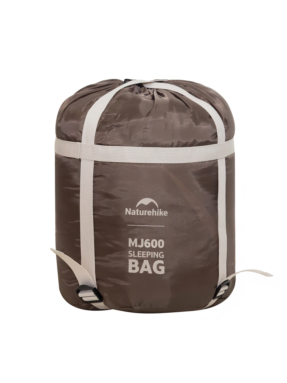 Спальный мешок Naturehike MJ600, коричневый (CNK2300SD014), молния слева