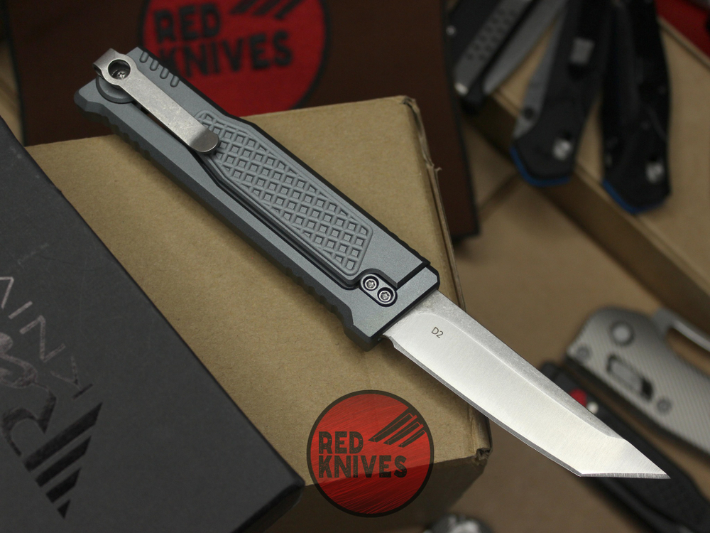Нож Reate Exo-M T/E - серая рукоять, клинок светлый