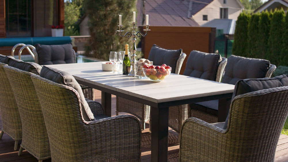 Кресло Besta Fiesta БЕРГАМО из искусственного ротанга, коричневый