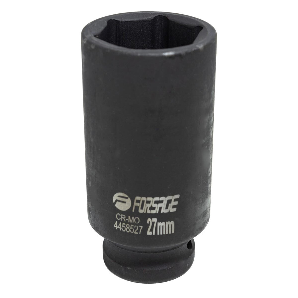 Головка ударная глубокая 27мм 1/2''6гр. Forsage F-4458527