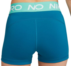 Женские Шорты теннисные Nike Pro 365 Short 3in - marina/washed teal/white