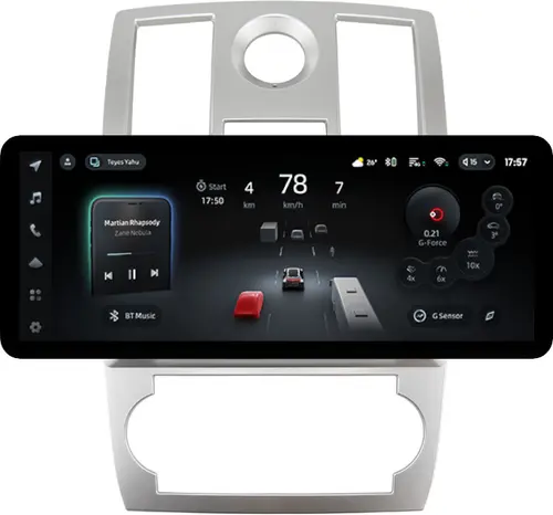 Магнитола для Chrysler 300C 2004-2007 (дорестайл) - Teyes CC4PRO монитор 12.3" 2K QLED + рамка 9, Android 13, Быстрейшая, Snapdragon 778G, ИИ, CarPlay, DSP, 4G SIM-слот