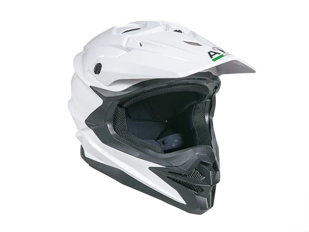 Шлем кроссовый AiM JK803 White Glossy, XXL
