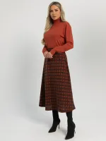 Юбка Арина (коричневая) Ю16237-53М LT Collection