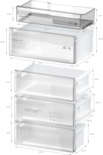 Двухкамерный холодильник Bosch KGN49VXCT