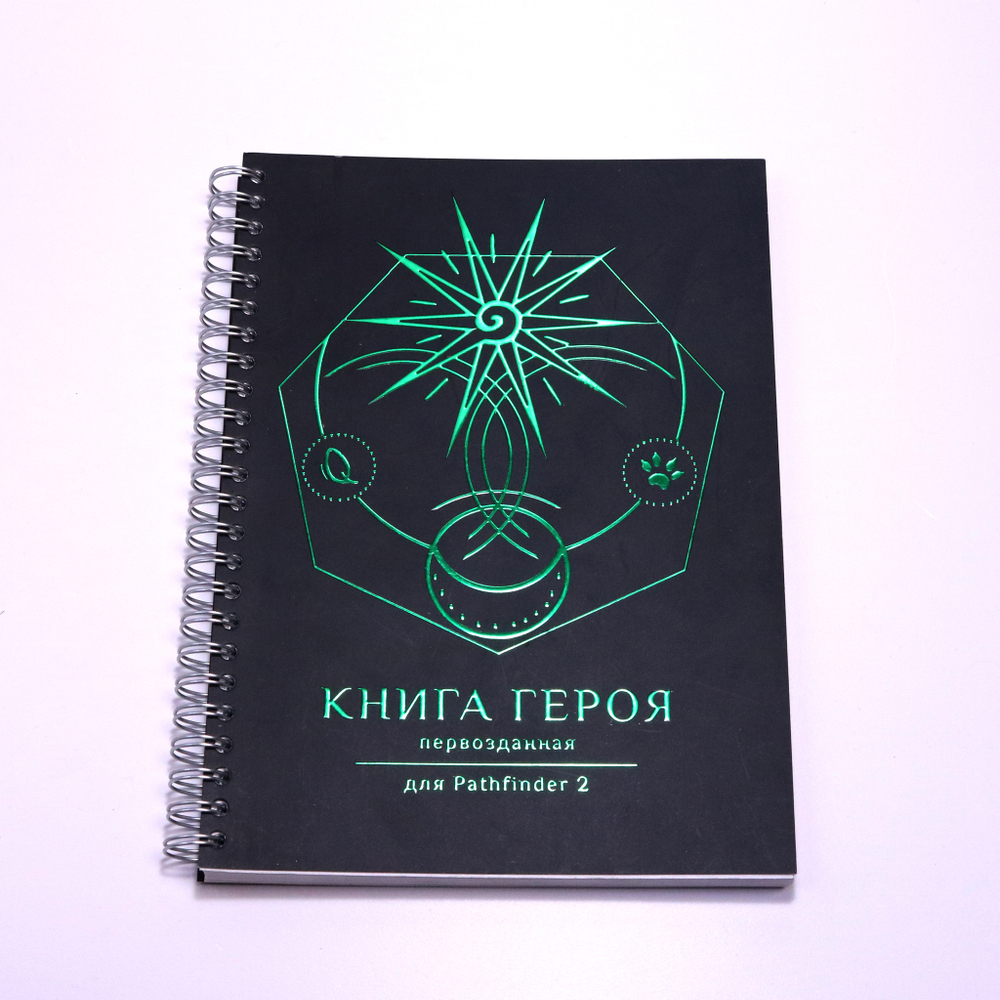 Блокнот игрока для Pathfinder 2 «Книга Героя» первозданная