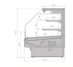 Горка холодильная BRANDFORD AURORA SQ 190 TOP LIGHT вертикальная